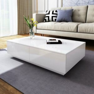 Coffee Table - 40 x 50 x 100 cm - White - CT11