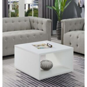 Coffee Table - 40 x 50 x 50 cm - White - CT16