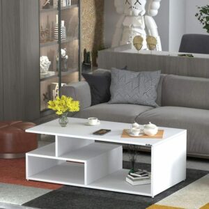 Coffee Table - 40 x 50 x 100 cm - White - CT30