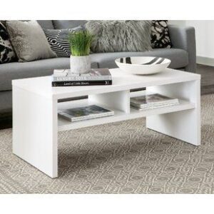 Coffee Table - 50 x 50 x 100 cm - White - CT5
