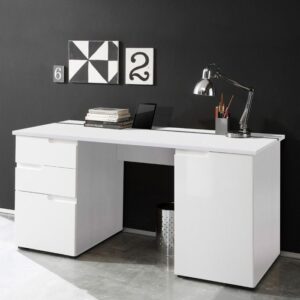 Desk - 80 x 140 x 50 cm - White - MA17