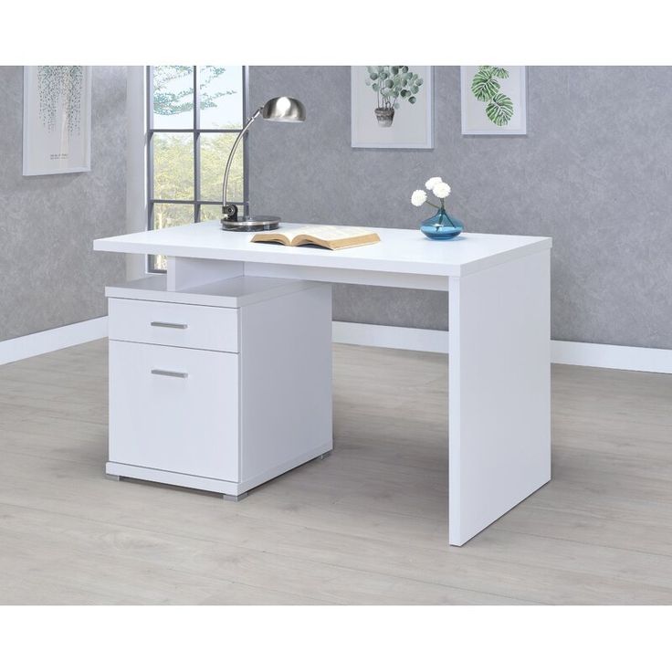 Desk - 80 x 120 x 50 cm - White - MA25