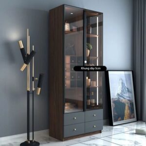 Display Cabinet - 40 x 80 x 210 cm - MDP29