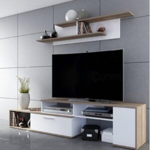 Tv Unit - 50 x 40 x 160 cm - Woody & White - MT106