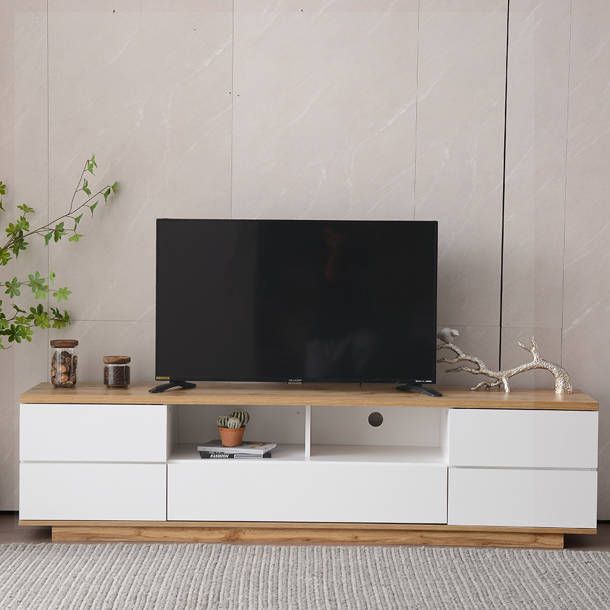 Tv Unit - 50 x 40 x 180 cm - Woody & White - MT107
