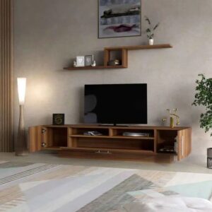 Tv Unit - 45 x 40 x 180 cm - Wood - MT39