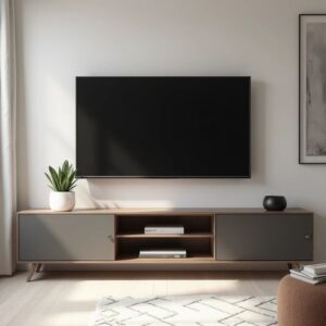 Tv Unit - 40 x 40 x 160 cm - Woody & Grey - MT55