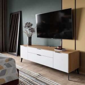 Tv Unit - 40 x 40 x 160 cm - Woody & White - MT57