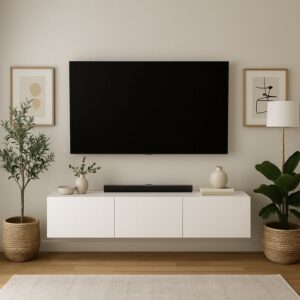 Tv Unit - 30 x 30 x 150 cm - White - MT58