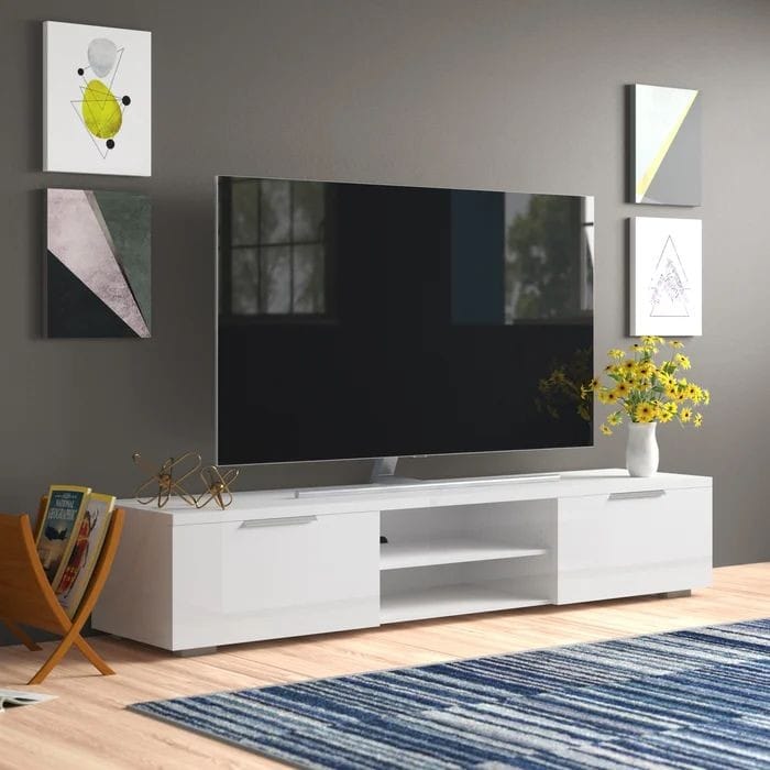 Tv Unit - 40 x 35 x 150 cm - White - MT8