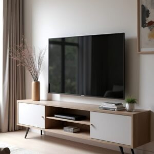 Tv Unit - 50 x 40 x 160 cm - Woody & White - MT86