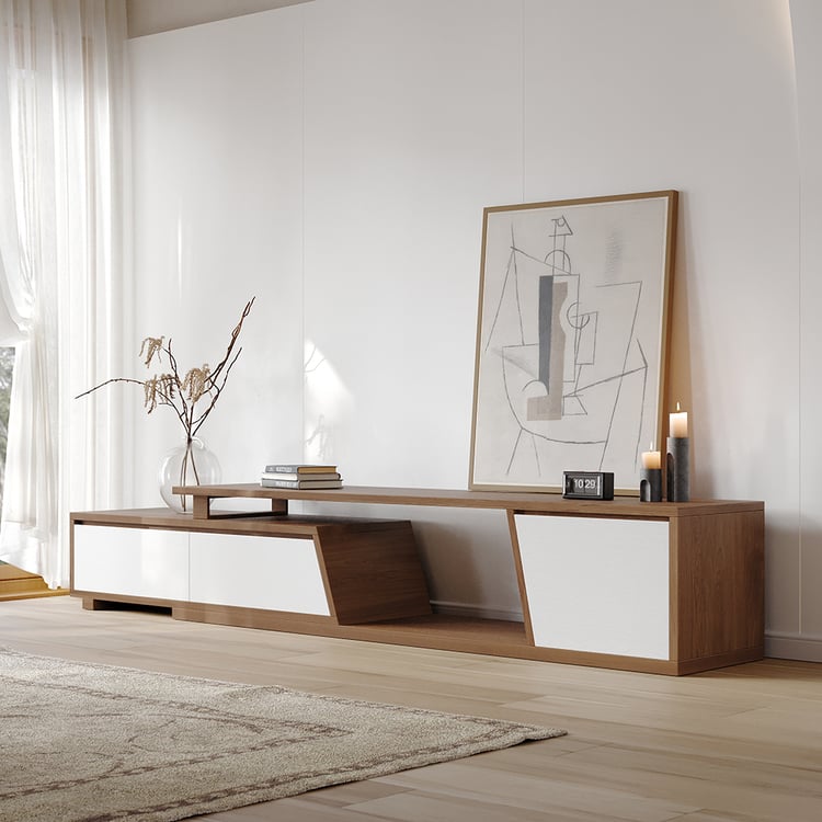 Tv Unit - 50 x 40 x 200 cm - Woody & White - MT96