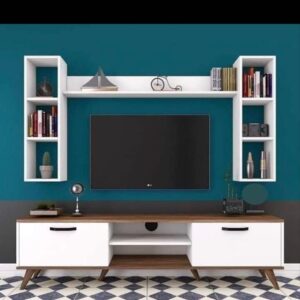 Tv Unit - 50 x 40 x 160 cm - Woody & White - MT97