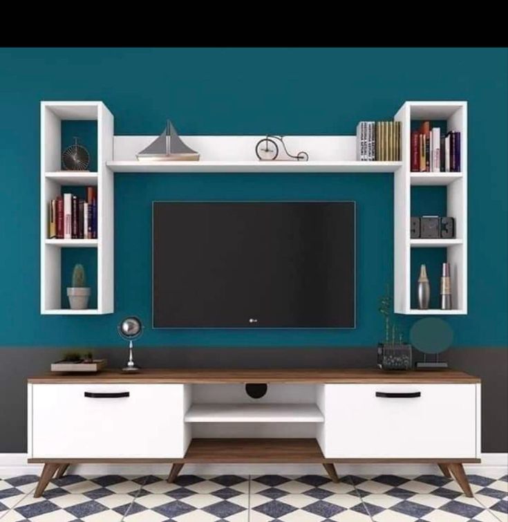 Tv Unit - 50 x 40 x 160 cm - Woody & White - MT97