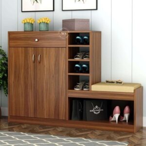 Shoe Rack - 110 x 140 x 40 cm - Wood - SC20