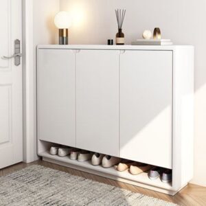 Shoe Rack - 110 x 120 x 40 cm - White - SC32