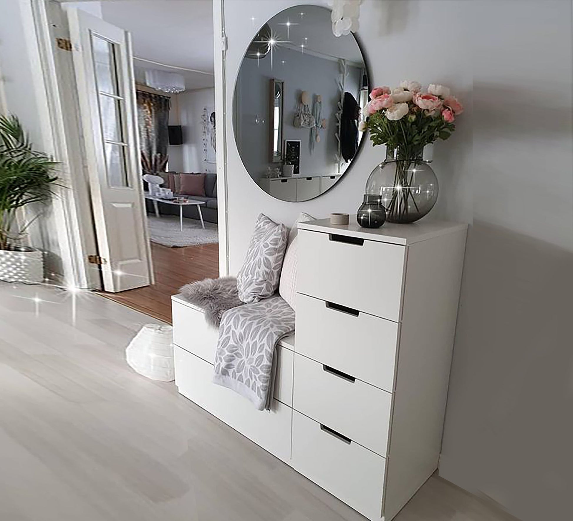 Shoe Rack - 100 x 120 x 40 cm - White - SC37