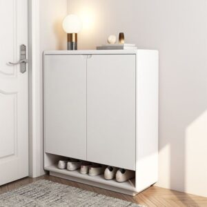 Shoe Rack - 100 x 80 x 35 cm - White - SC77