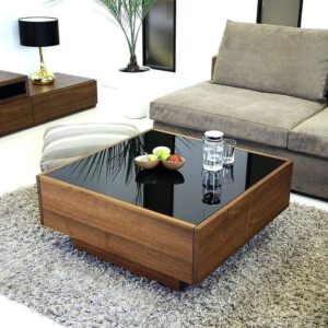 Coffee Table - 40 x 80 x 80 cm - Wood - CT37