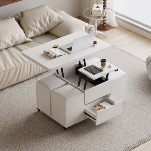 Coffee Table - 50 x 70 x 120 cm - White - CT61