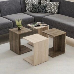 Coffee Table - 50 x 80 x 80 cm - Wood - CT71