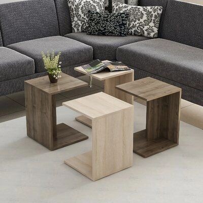 Coffee Table - 50 x 80 x 80 cm - Wood - CT71