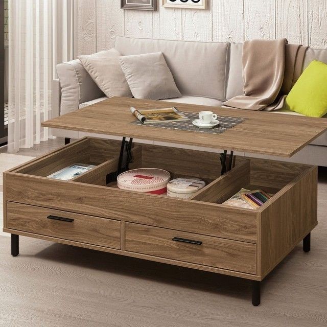 Coffee Table - 45 x 60 x 120 cm - Wood - CT82